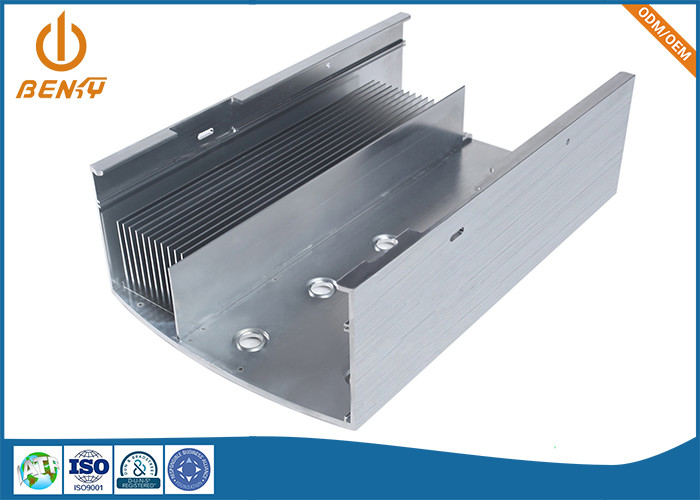 Protuberancia de aluminio del OEM que procesa el disipador de calor para el inversor fotovoltaico