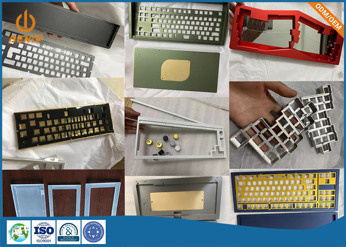 Caja de aluminio del teclado mecánico del recinto de la electrónica del CNC