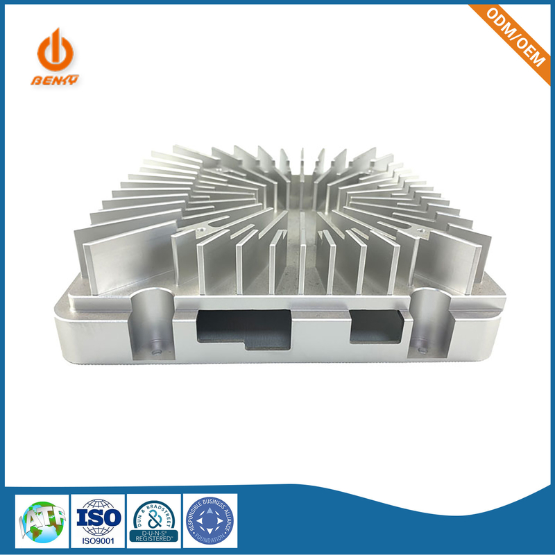 CNC que trabaja a máquina 6061 piezas de la aleación de aluminio para el sistema de la refrigeración del equipo de la automatización inteligente