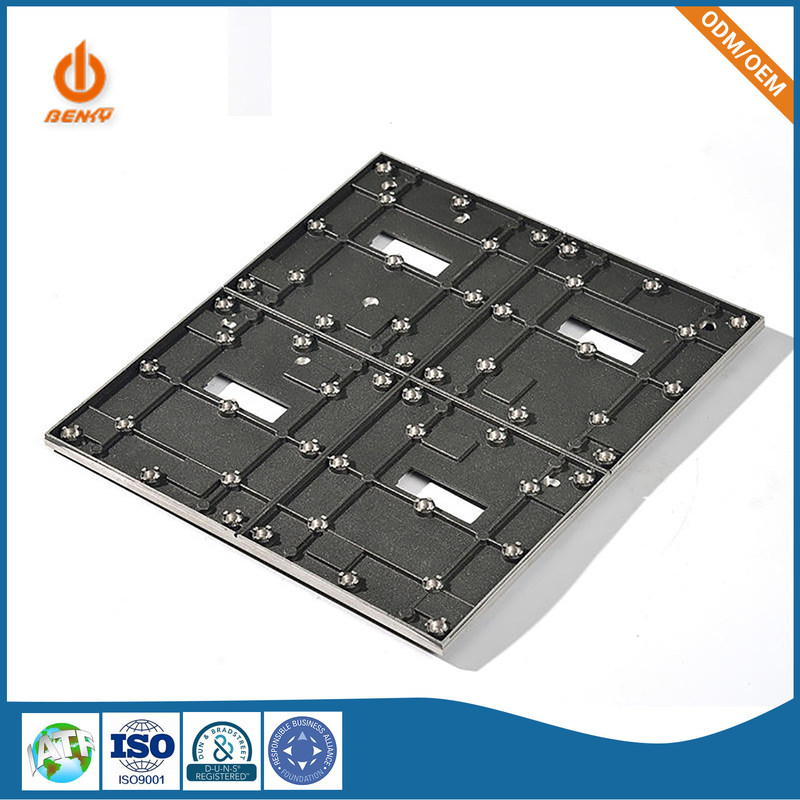 A presión las piezas de la fundición que la pared enmarca trasero el gabinete interior de aluminio de la gravedad de la aleación de la placa madre de la pantalla de la pantalla LED del panel HD
