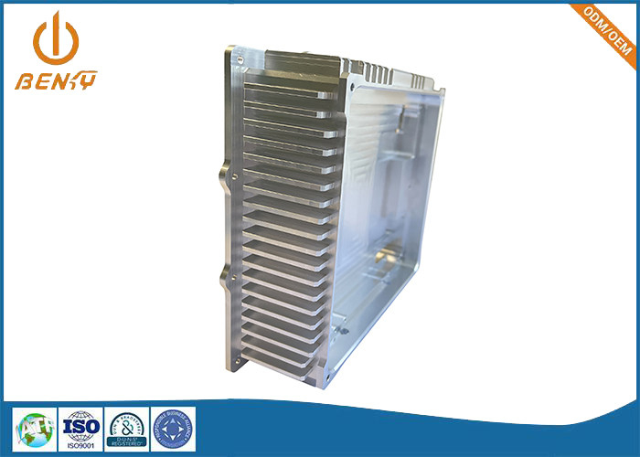 Caja de aluminio del disipador de calor de las piezas del CNC de la alta precisión que trabaja a máquina para el amplificador de potencia