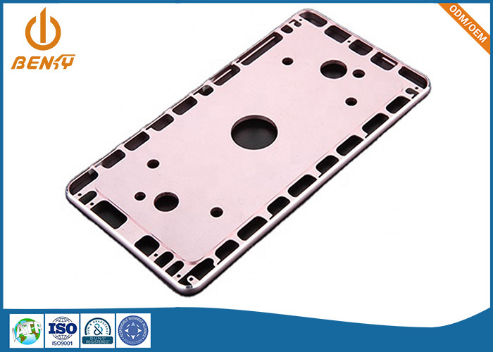 Caja de encargo del teléfono móvil de la pieza de aluminio del CNC de la precisión Ra1.6 5 AXIS