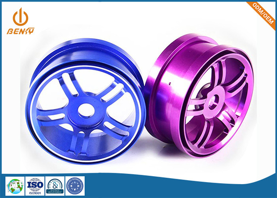 Anodice las piezas que trabajan a máquina de aluminio del CNC del OEM del ODM para los neumáticos del borde del coche de RC